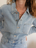 Load image into Gallery viewer, jeans jumpsuit

