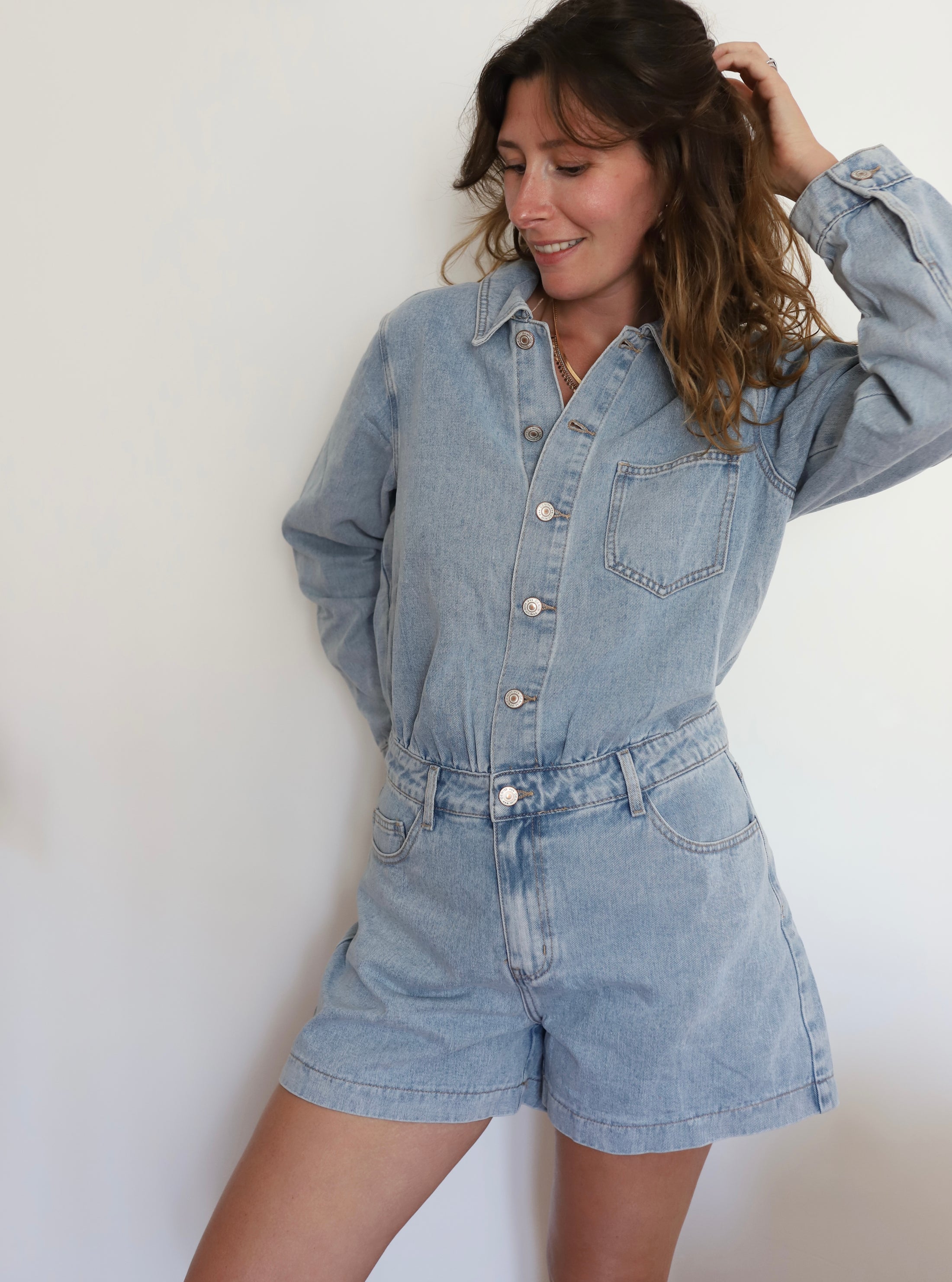 jeans jumpsuit